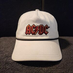 AC/DC Heavy Metal Rock Band Angus Young American Needle Rope Brim SnapBack Hat
